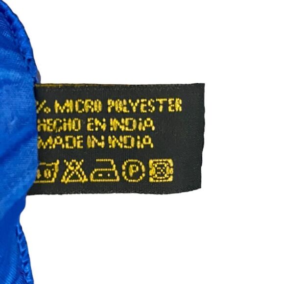 Banana Moon Bali Blue HandPainted Fish Sequin Accents Long 66” Tropical Scarf - Picture 3 of 7